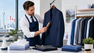 Simple care habits that can double the life of suits, shirts, and dress clothes. Professional wardrobe care tips from Canada's Cleaners in London, Ontario.